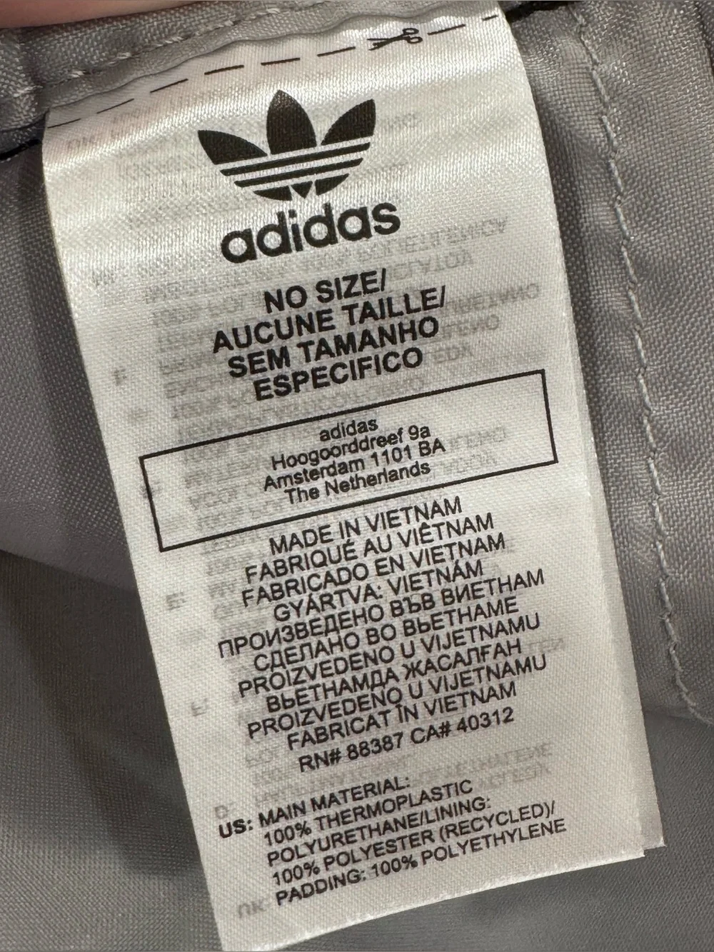 Adidas Originals Iridescent Holographic Festival Crossbody Bag NWOT